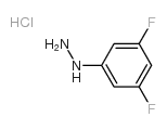 3,5-Difluorophenylhydrazine hydrochloride structure