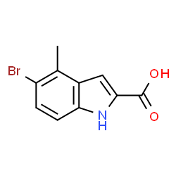 5-Bromo-4-methylindole-2-carboxylic acid Structure