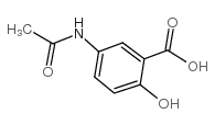 5-乙酰氨基水杨酸结构式