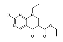 2-氯-8-乙基-7,8-二氢-8-羟基吡啶并[2,3-D]嘧啶-6-羧酸乙酯结构式