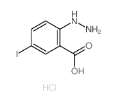 2-hydrazinyl-5-iodo-benzoic acid Structure
