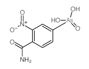 Arsonic acid,[4-(aminocarbonyl)-3-nitrophenyl]- (9CI) Structure