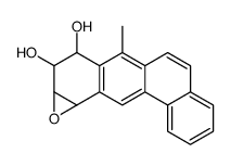 4-methyl-1a,2,3,11b-tetrahydrotetrapheno[10,11-b]oxirene-2,3-diol Structure