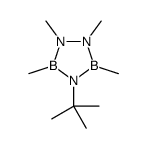 4-tert-butyl-1,2,3,5-tetramethyl-1,2,4,3,5-triazadiborolidine Structure