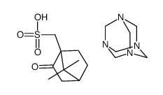 (1S)-2-oxobornane-10-sulphonic acid, compound with 1,3,5,7-tetraazatricyclo[3.3.1.13,7]decane (1:1) Structure