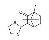 2-(1,3-dithiolan-2-yl)-4,7,7-trimethylbicyclo[2.2.1]heptan-3-one Structure