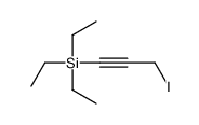 triethyl(3-iodoprop-1-ynyl)silane Structure