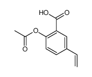 2-acetyloxy-5-ethenylbenzoic acid Structure
