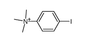 <4-Iod-phenyl>-trimethylammonium Structure
