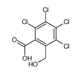 2,3,4,5-tetrachloro-6-(hydroxymethyl)benzoic acid Structure