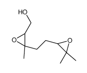 [3-[2-(3,3-dimethyloxiran-2-yl)ethyl]-3-methyloxiran-2-yl]methanol Structure