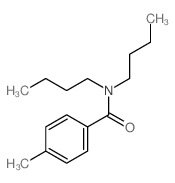 N,N-dibutyl-4-methyl-benzamide结构式