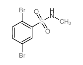 Benzenesulfonamide,2,5-dibromo-N-methyl-结构式