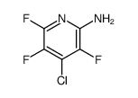 2-AMINO-4-CHLORO-3,5,6-TRIFLUOROPYRIDINE Structure