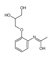 2'-(2,3-Dihydroxypropyloxy)acetanilide结构式