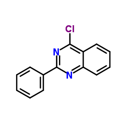 4-氯-2-苯基喹唑啉结构式
