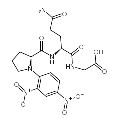 Dnp-Pro-Gln-Gly-OH Structure