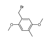 2-(Bromomethyl)-5-methyl-1,4-dimethoxybenzene结构式