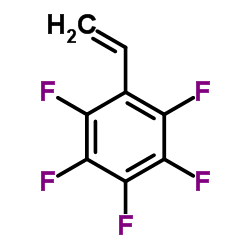 2,3,4,5,6-五氟苯乙烯结构式