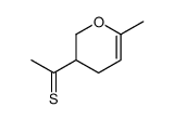1-(6-methyl-3,4-dihydro-2H-pyran-3-yl)ethanethione Structure