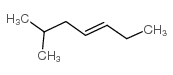 3-Heptene, 6-methyl-, (E)-结构式