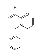N-benzyl-2-fluoro-N-prop-2-enylprop-2-enamide结构式