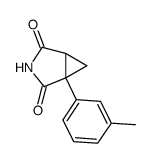 1-(m-Tolyl)-1,2-cyclopropan-dicarboximid结构式