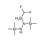 1-(difluoromethylsilyl)-1,2-bis(trimethylsilyl)hydrazine结构式