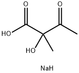 DL-Acetolactic Acid Sodium Salt Structure