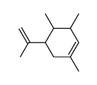 1,3,4-trimethyl-5-(1-methylvinyl)cyclohexene结构式