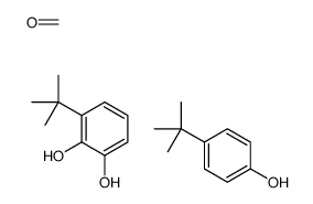 3-tert-butylbenzene-1,2-diol,4-tert-butylphenol,formaldehyde结构式