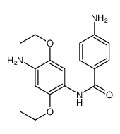 4-amino-N-(4-amino-2,5-diethoxyphenyl)benzamide Structure