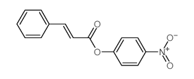 2-Propenoic acid,3-phenyl-, 4-nitrophenyl ester, (2E)-结构式