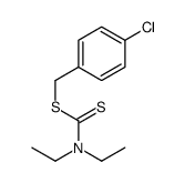 (4-chlorophenyl)methyl N,N-diethylcarbamodithioate Structure
