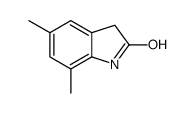 5,7-二甲基吲哚啉-2-酮结构式