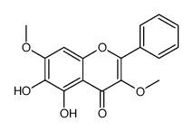 5,6-dihydroxy-3,7-dimethoxyflavone Structure