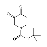 tert-butyl 3,4-dioxopiperidine-1-carboxylate Structure