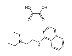N1,N1-Diethyl-N2-(naphthalen-1-yl)ethane-1,2-diamine xoxalate Structure