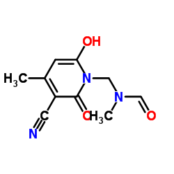 Formamide, N-[(3-cyano-6-hydroxy-4-methyl-2-oxo-1(2H)-pyridinyl)methyl]-N-methyl- (9CI) Structure