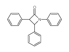 1,3,4-triphenylazetidin-2-one结构式