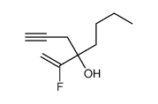 4-(1-fluoroethenyl)oct-1-yn-4-ol Structure
