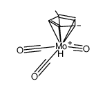 (η5-C5H4Me)Mo(CO)3H Structure
