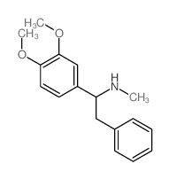 1-(3,4-dimethoxyphenyl)-N-methyl-2-phenyl-ethanamine Structure