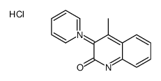 4-methyl-3-pyridin-1-ium-1-yl-1H-quinolin-2-one,chloride Structure