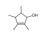 2,3,4,5-Tetramethylcyclopent-2-enol Structure