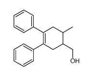 (6-methyl-3,4-diphenylcyclohex-3-en-1-yl)methanol Structure