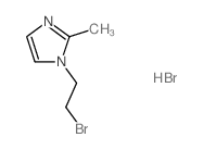 1-(2-溴乙基)-2-甲基-1H-咪唑氢溴酸结构式