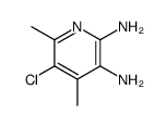 5-chloro-4,6-dimethylpyridine-2,3-diamine Structure
