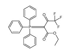ETHYL 4,4,4-TRIFLUORO-2-(TRIPHENYLPHOSPHORANYLIDENE)ACETOACETATE Structure