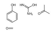 formaldehyde,phenol,propan-2-one,urea Structure